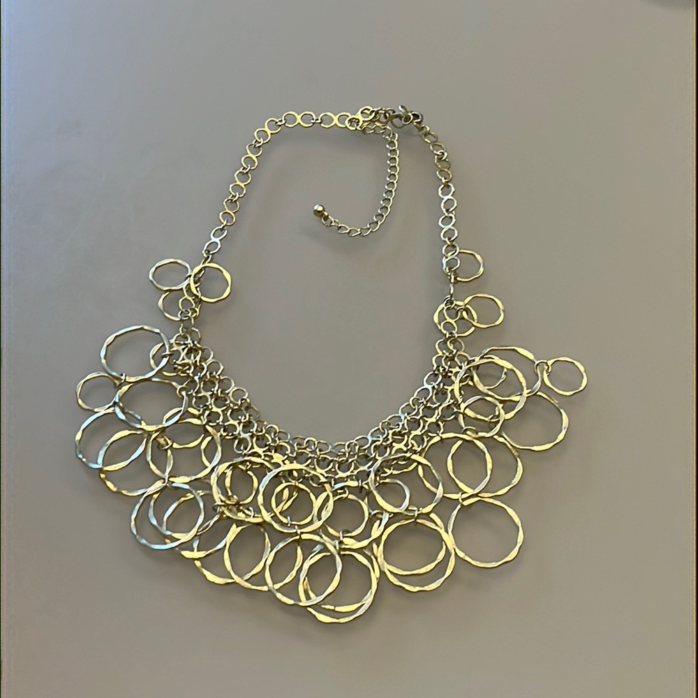 Banana Republic statement necklaces. Gold hardware.